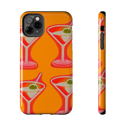 "shaken, not stirred” airbrush iPhone case