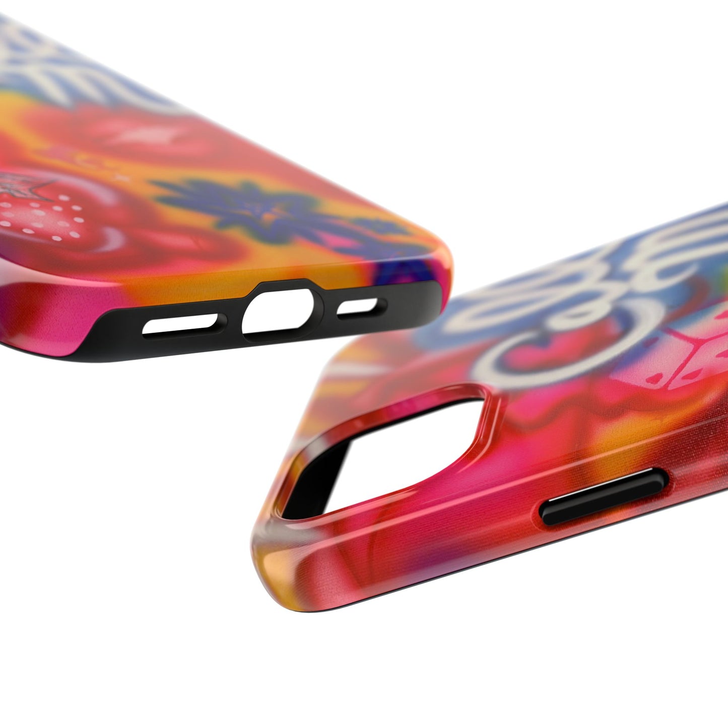 "CALL ME!" airbrush iPhone case