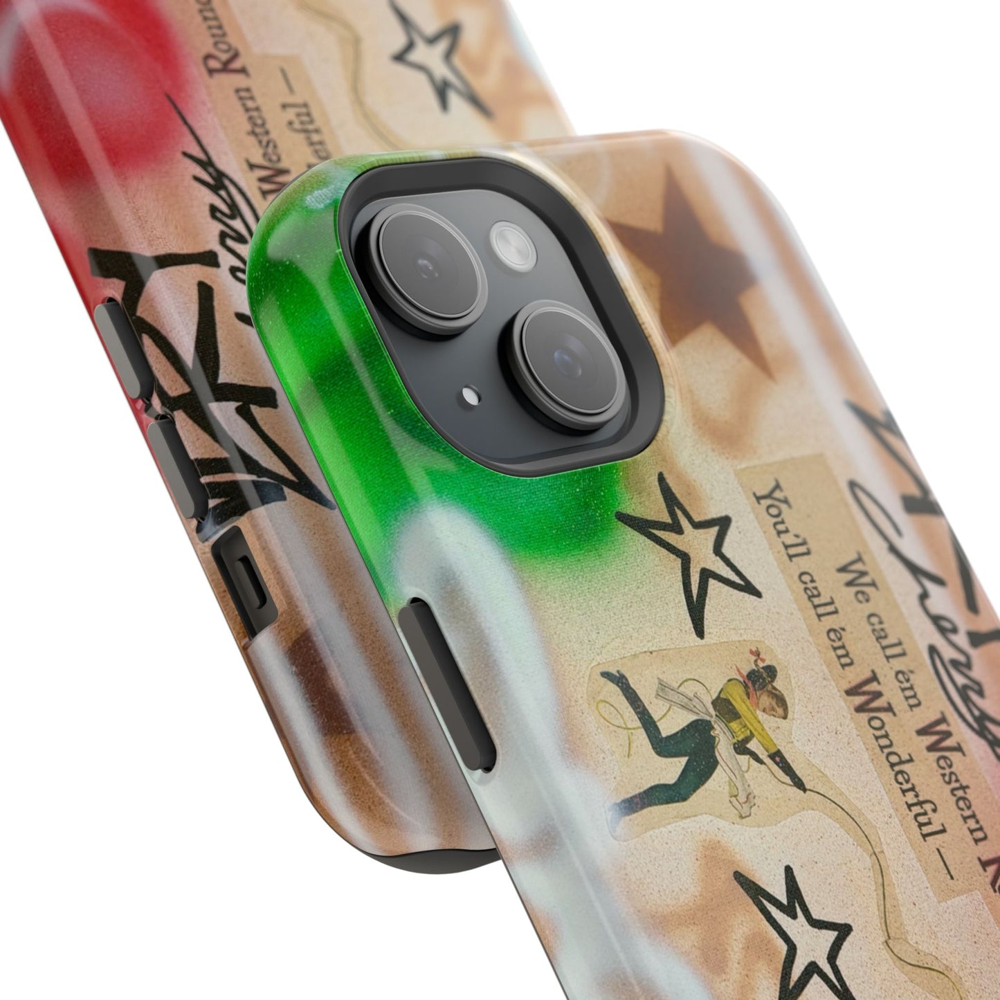 MagSafe "very cherry" airbrush iPhone case