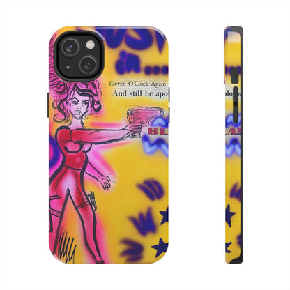 "spiraling thoughts" airbrush iPhone case