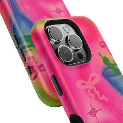 MagSafe „Bow Martini“ Airbrush-iPhone-Hülle