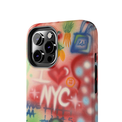 "i <3 NYC" airbrush iPhone case