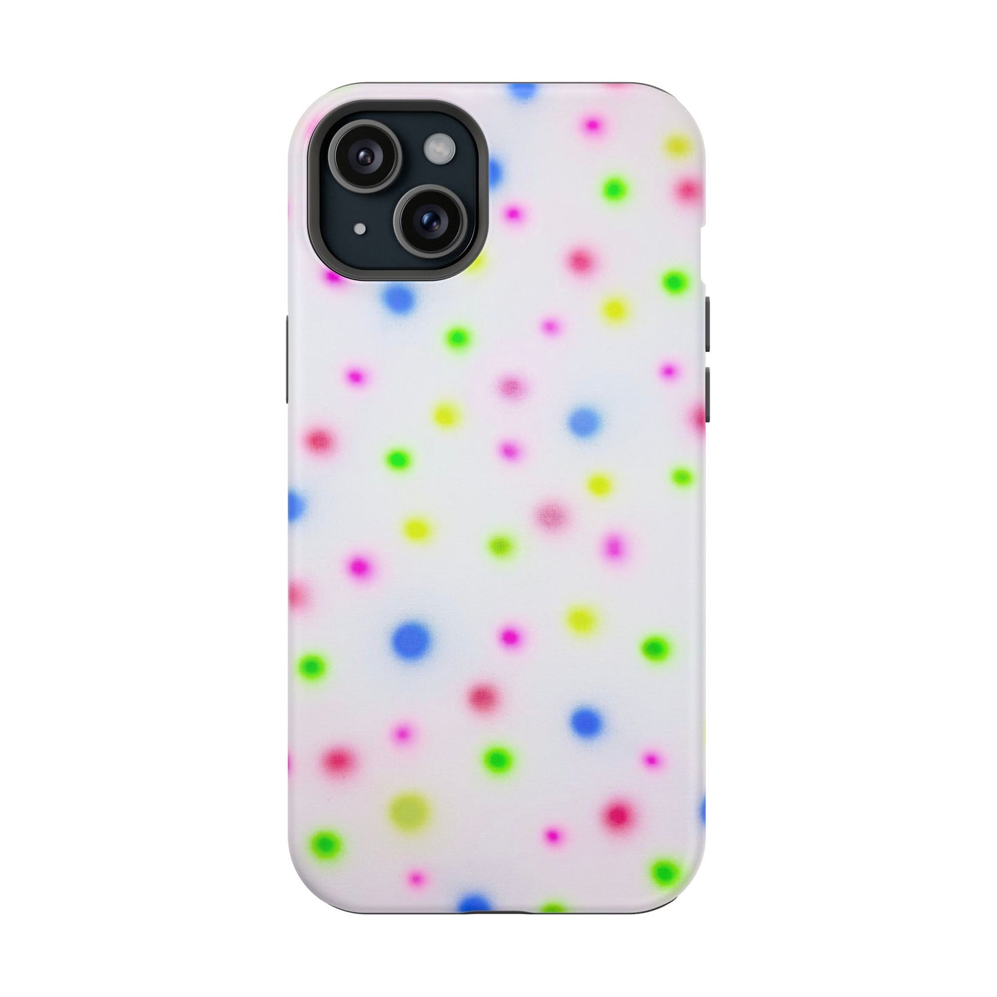 MagSafe "birthday cake polka dot" airbrush iPhone case