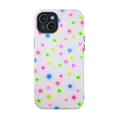 MagSafe "birthday cake polka dot" airbrush iPhone case