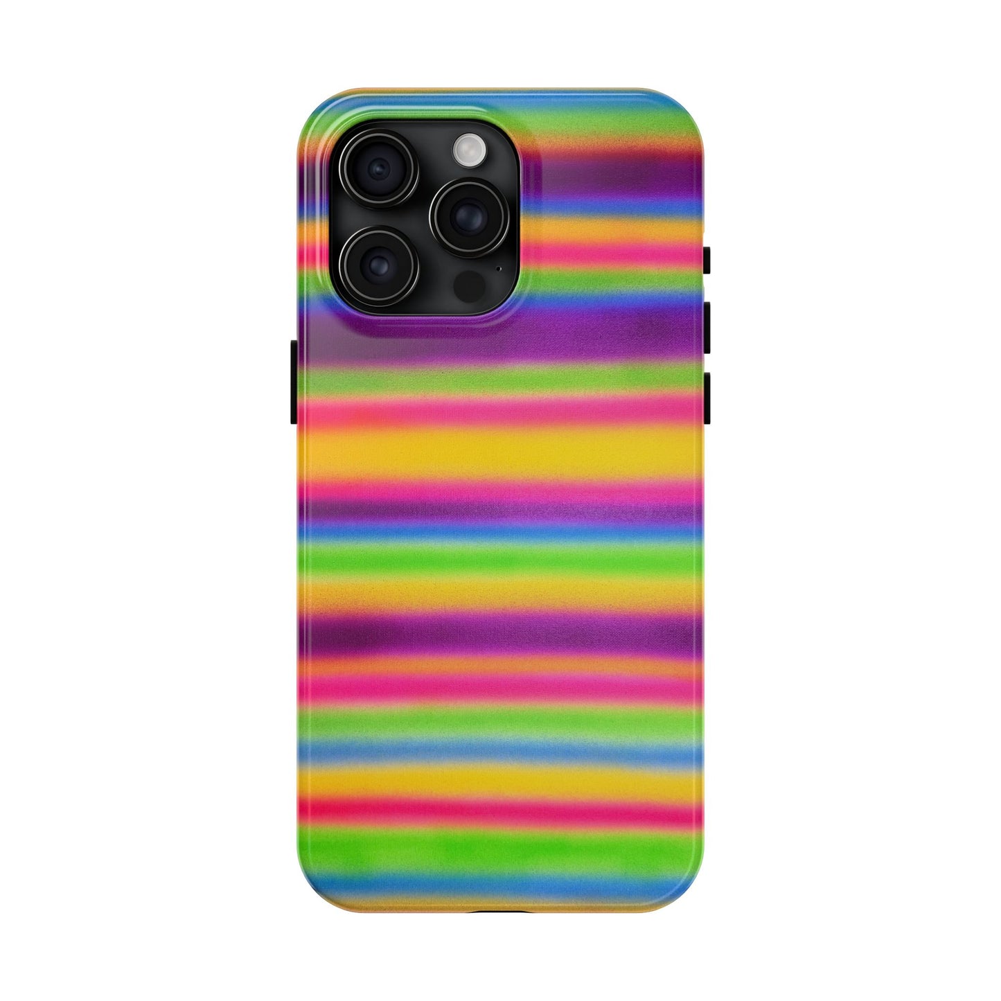 "colorful stripes" airbrush iPhone case