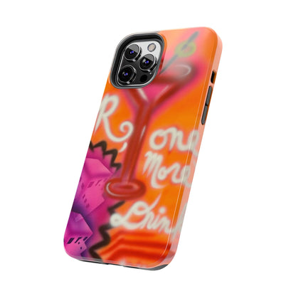 "one more drink!" airbrush iPhone case
