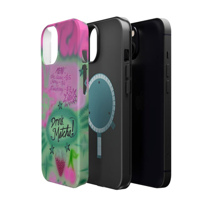MagSafe "matcha!" airbrush iPhone case