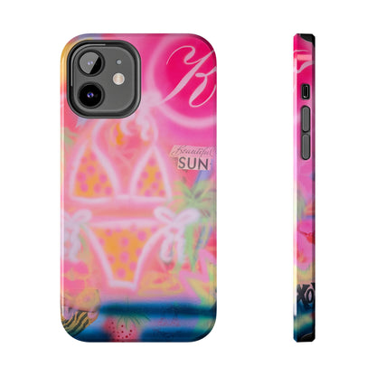 "santa monica strawberry" airbrush iPhone case