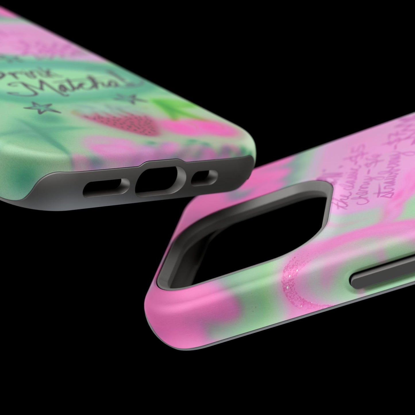MagSafe "matcha!" airbrush iPhone case