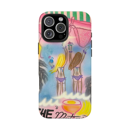 "kinis & tinis" airbrush iPhone case