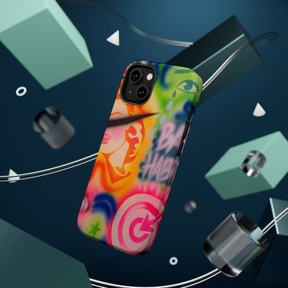 MagSafe „schlechte Angewohnheiten“ Airbrush iPhone Hülle