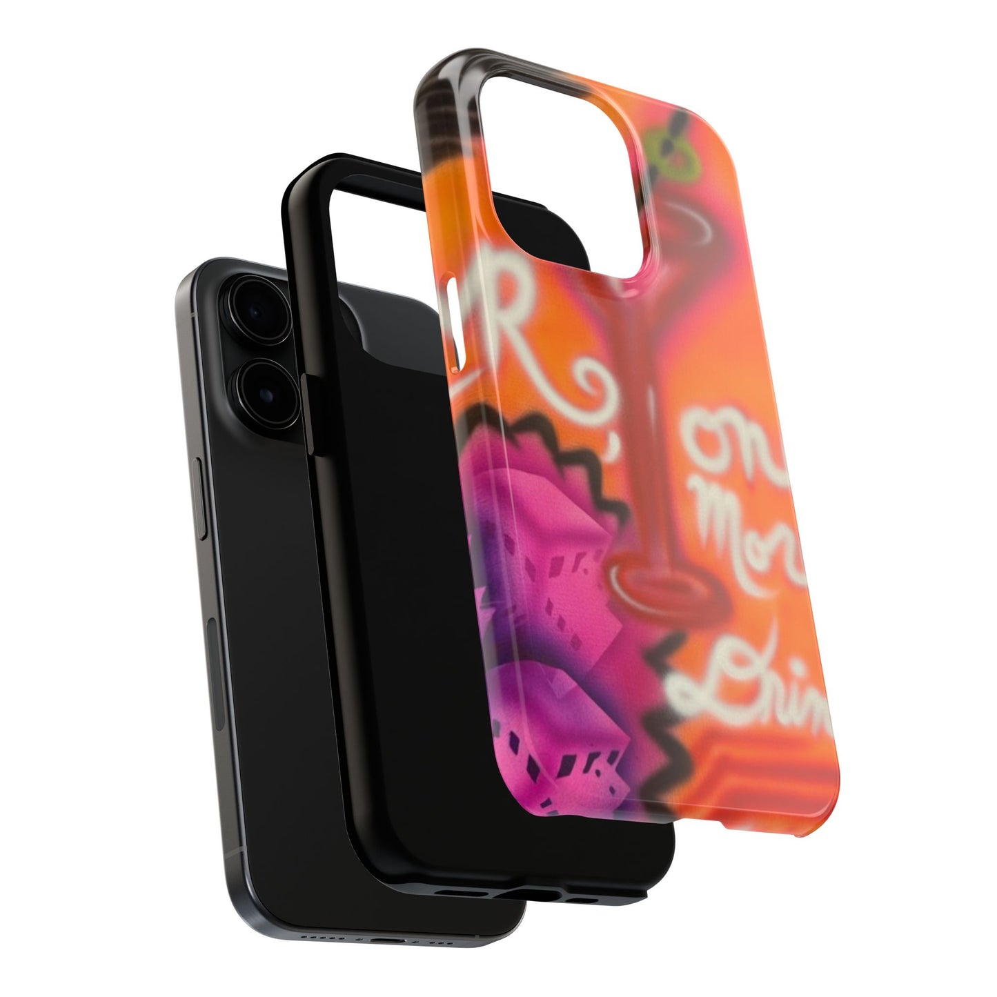 "one more drink!" airbrush iPhone case