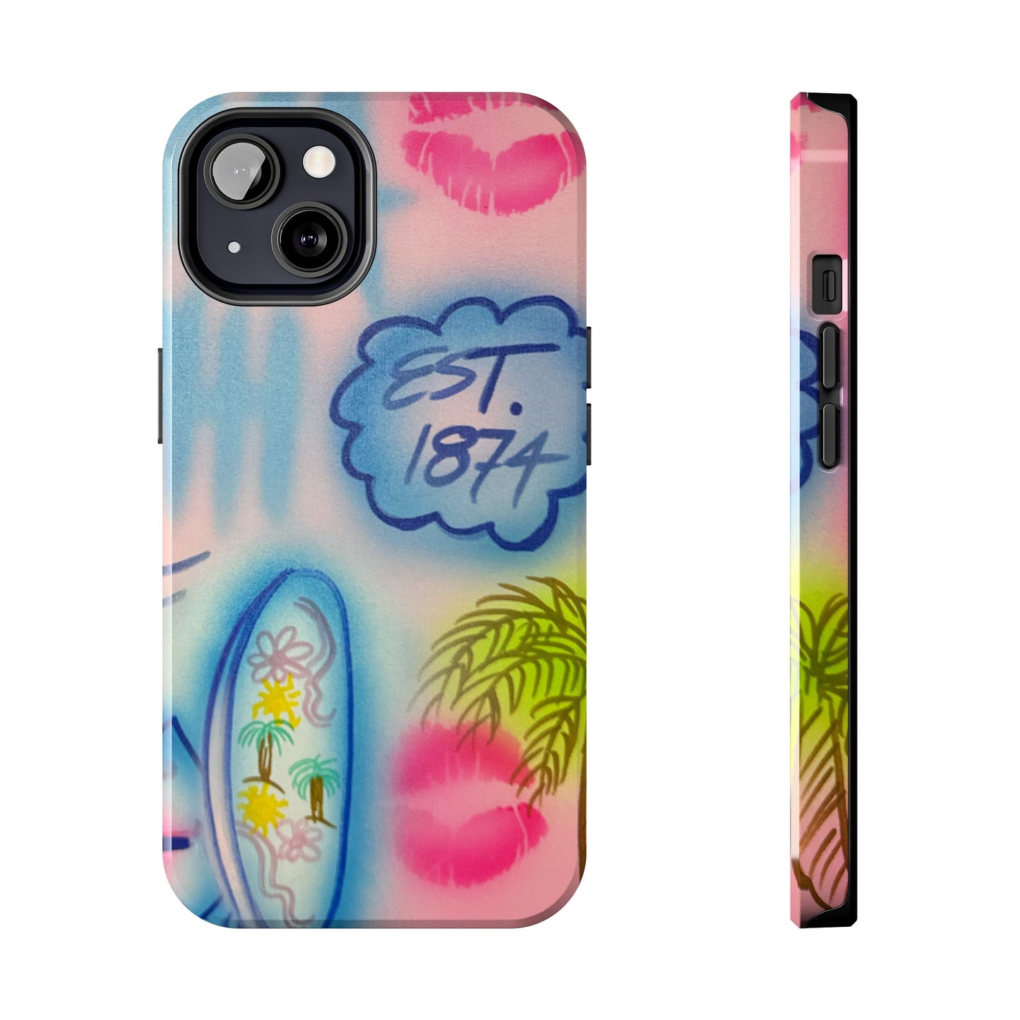 "in the wave" airbrush iPhone case