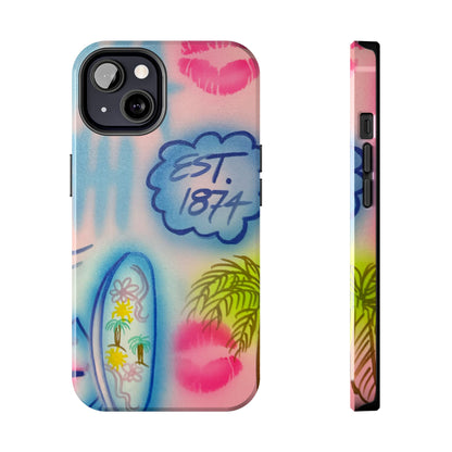 "in the wave" airbrush iPhone case