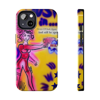 "spiraling thoughts" airbrush iPhone case