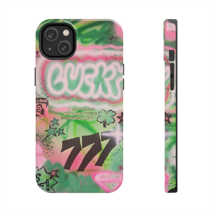 "so lucky" airbrush iPhone case
