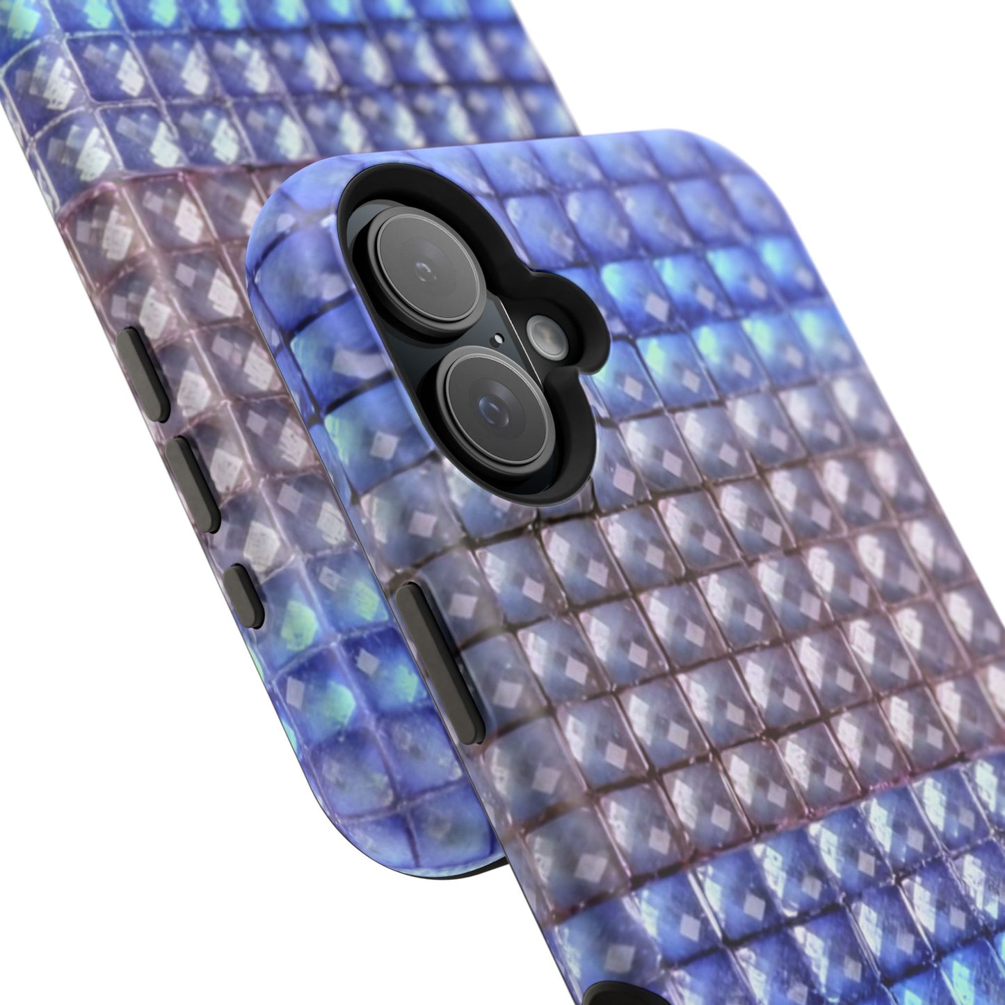 MagSafe "blue studs" airbrush iPhone case