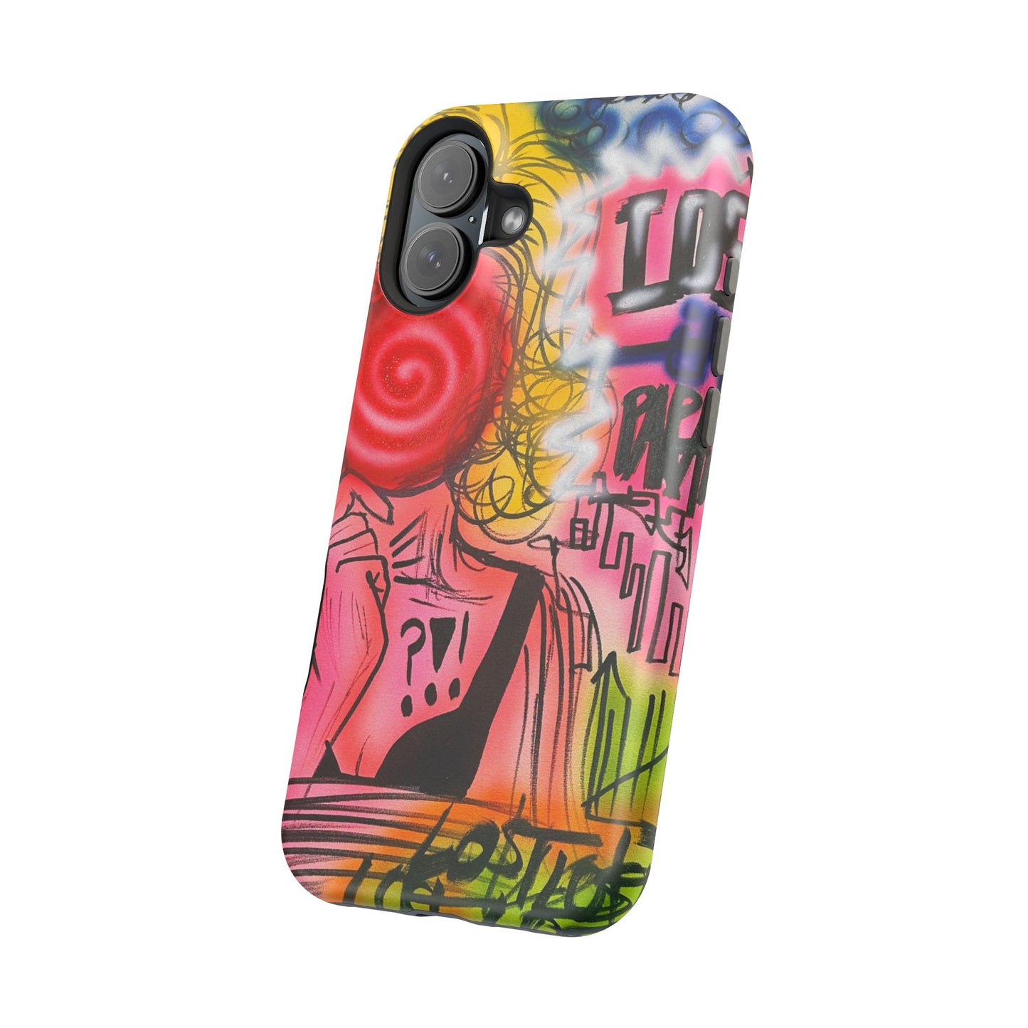 MagSafe „Lost in Paradise“ Airbrush-iPhone-Hülle