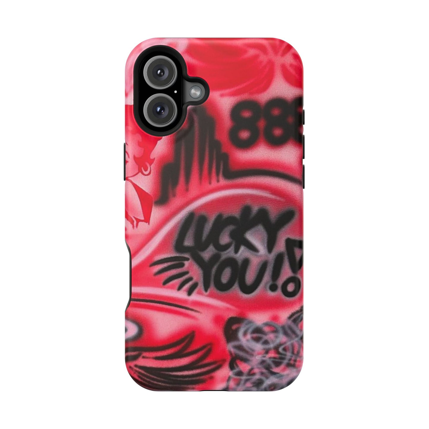 MagSafe „lucky you! pt. 2“ Airbrush iPhone Hülle
