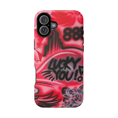 MagSafe „lucky you! pt. 2“ Airbrush iPhone Hülle