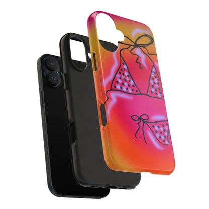 "glitter bikini" airbrush iPhone case