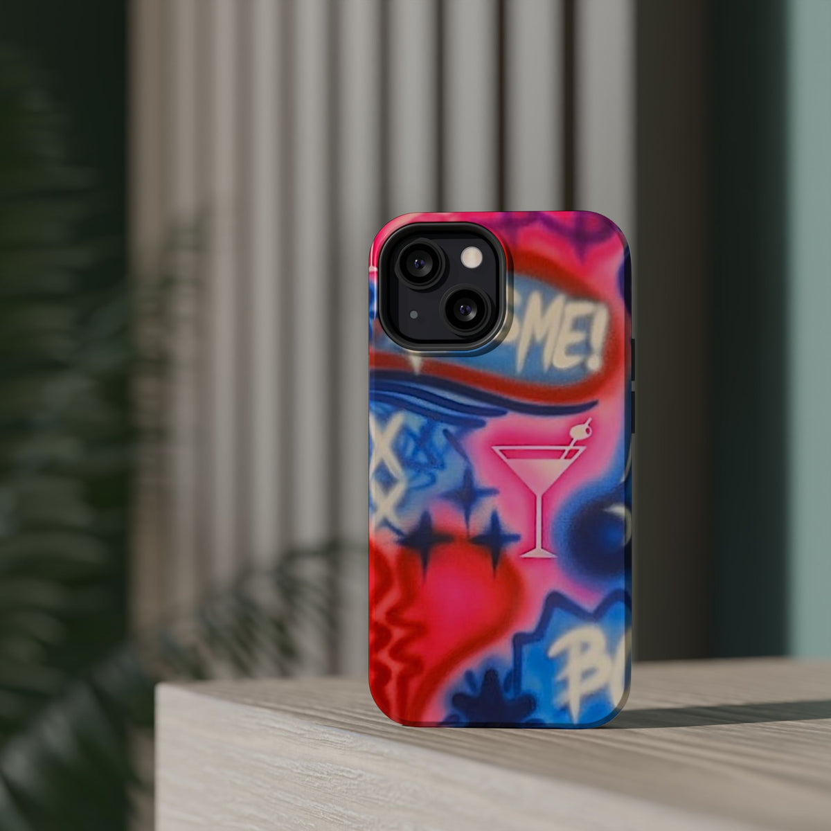 MagSafe "kiss me pt. 2" Airbrush iPhone Hülle