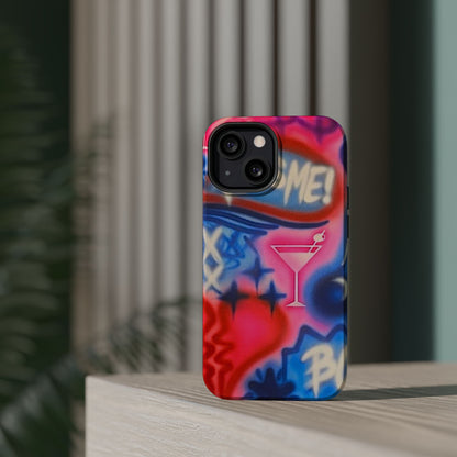 MagSafe "kiss me pt. 2" Airbrush iPhone Hülle