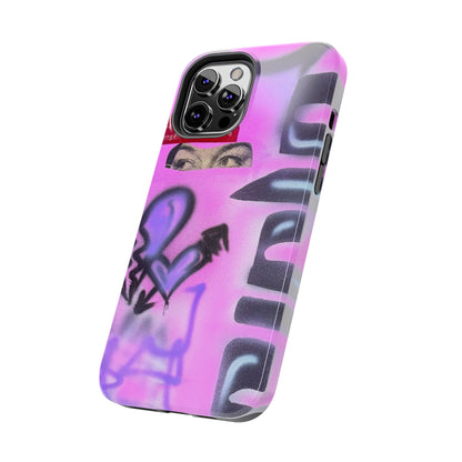 "Lila Prinzessin" Airbrush iPhone Hülle