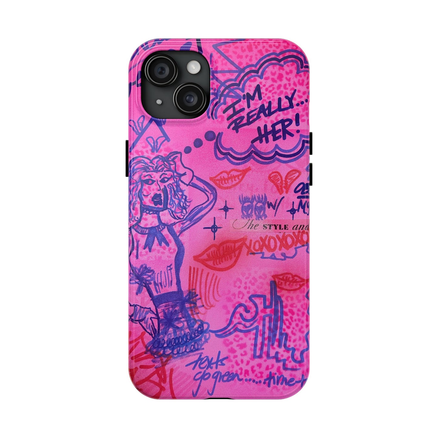 "really "HER!" airbrush iPhone case