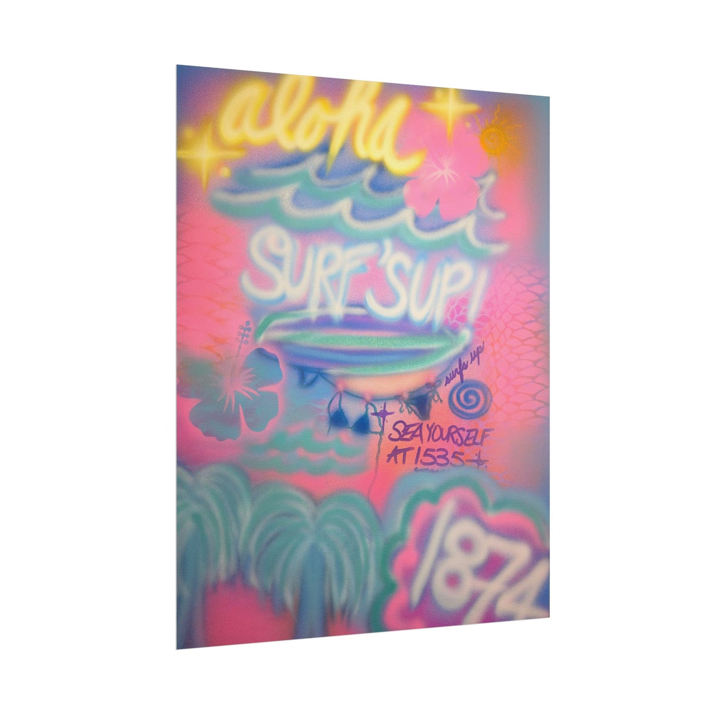 custom gphi airbrush rolled print