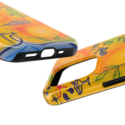 "citrus coastline" airbrush iPhone case