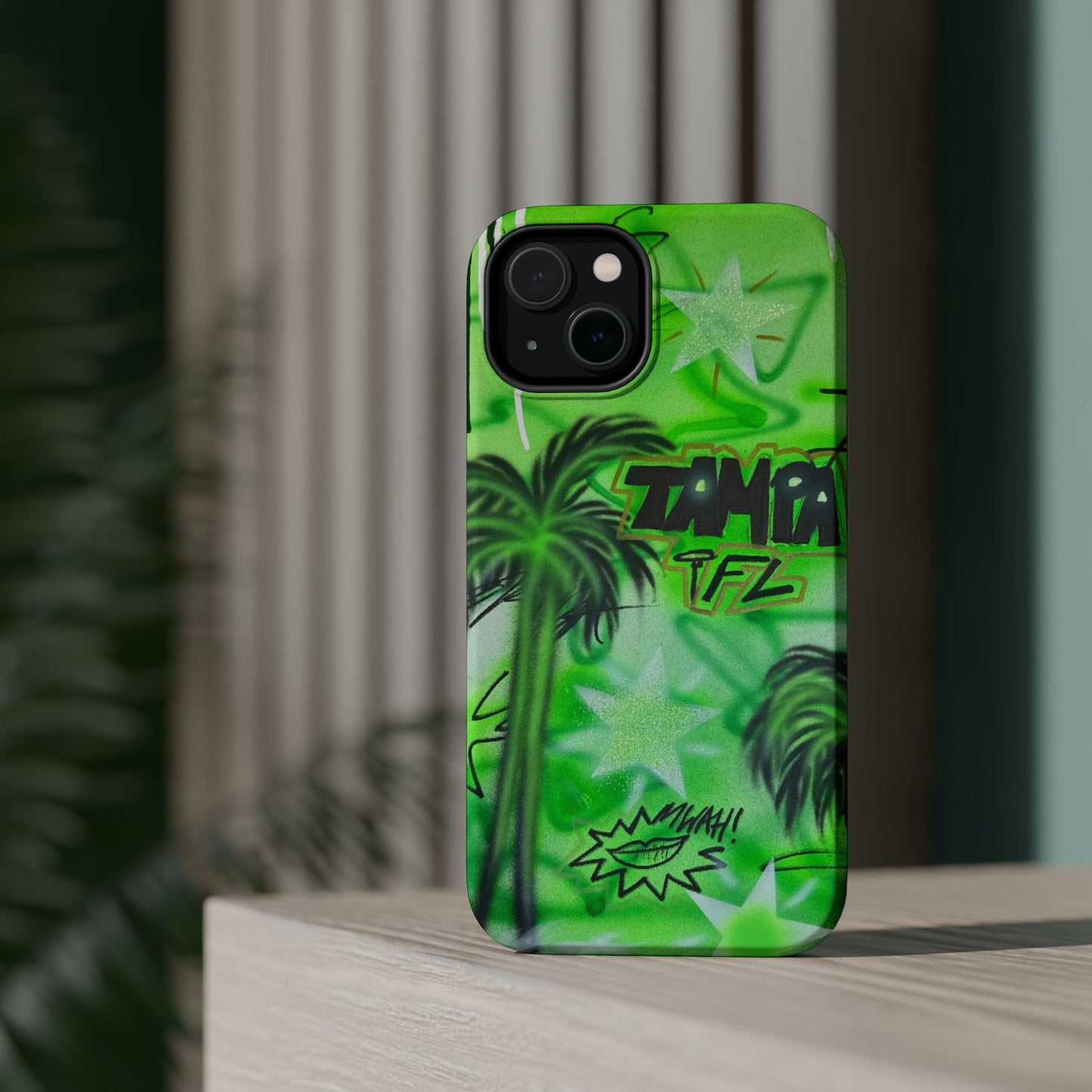 MagSafe "tampa, fl" airbrush iPhone case