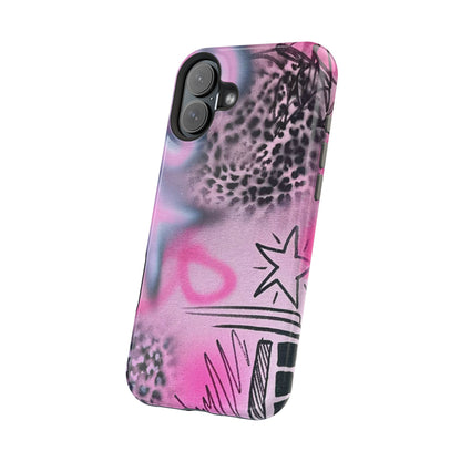 MagSafe "onyx cheetah" Airbrush iPhone Hülle