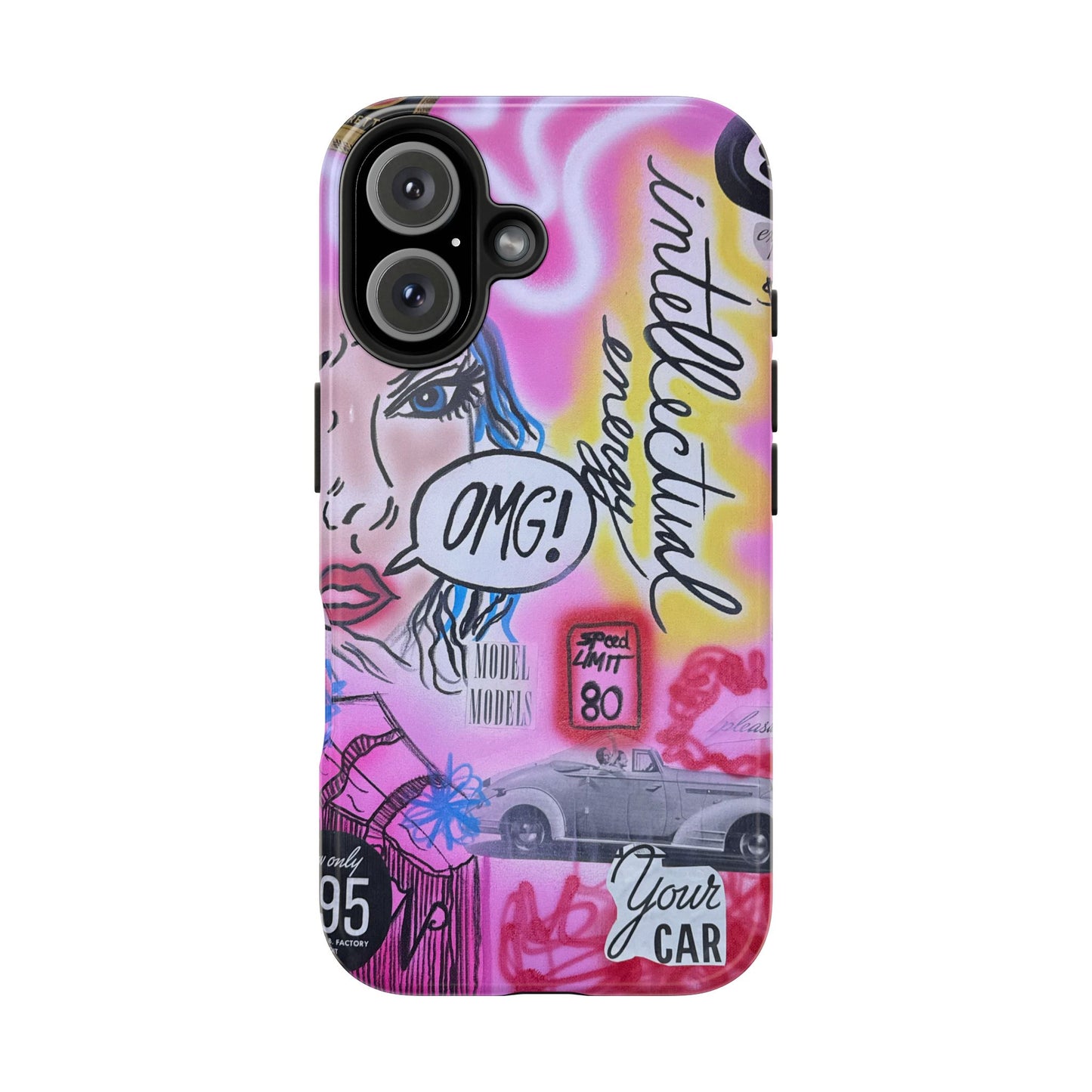 "intellectual energy" airbrush iPhone case