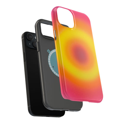 MagSafe "Pink Lemonade Aura" Airbrush iPhone Case