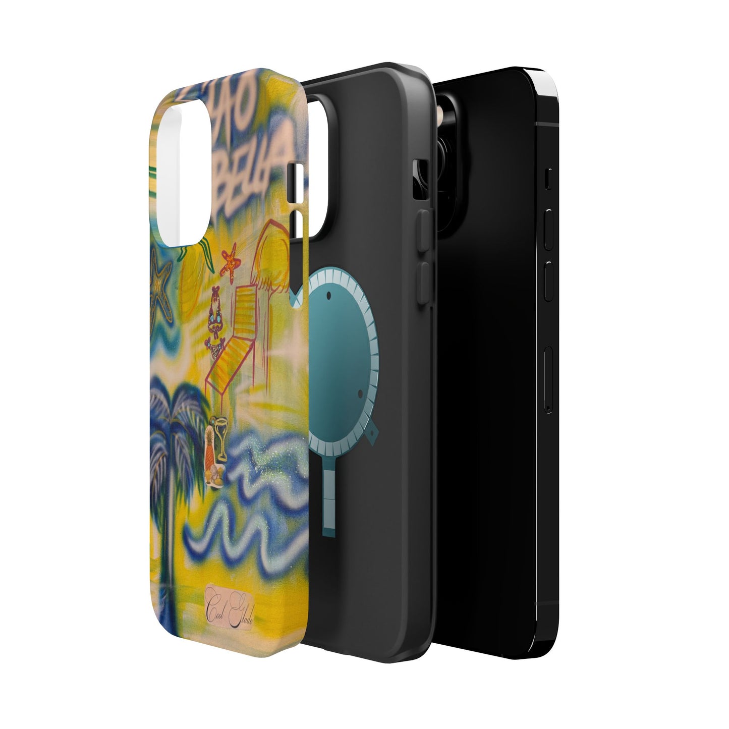 MagSafe "ciao bella" airbrush iPhone case