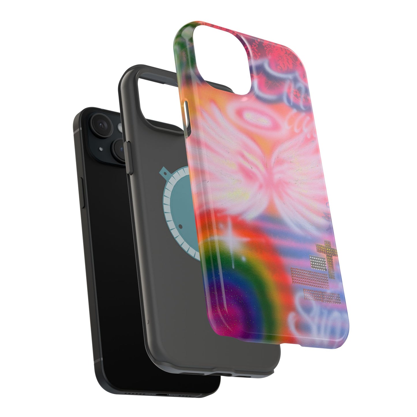 MagSafe "summer bliss" airbrush iPhone case