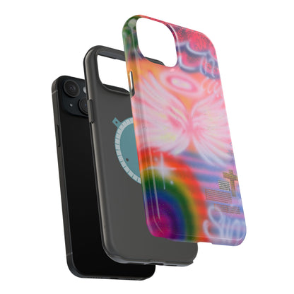 MagSafe "summer bliss" airbrush iPhone case