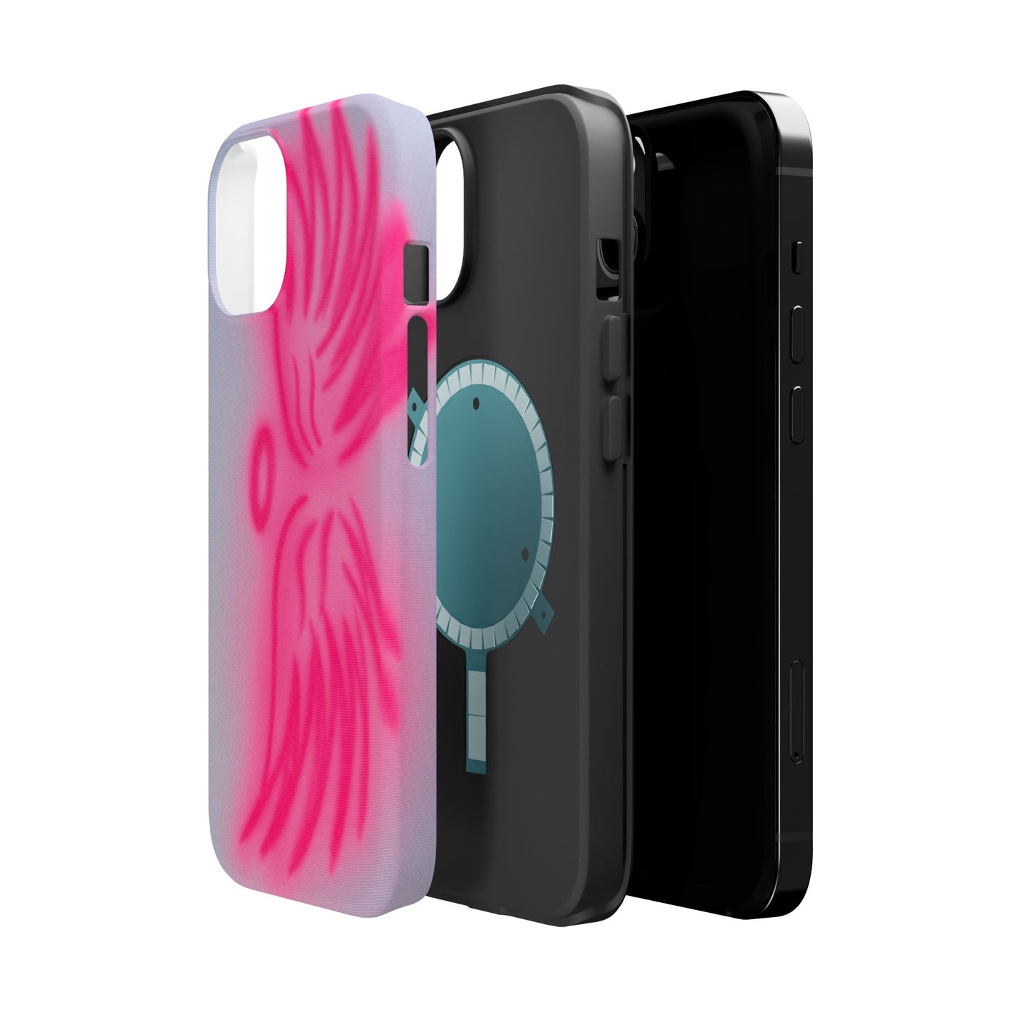 MagSafe "angel wings" airbrush iPhone case