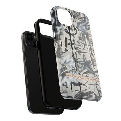 "monochrome mood" airbrush iPhone case