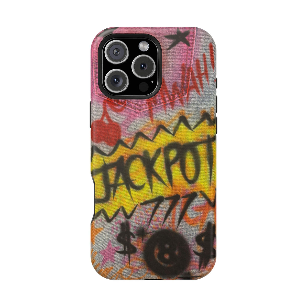 MagSafe "JACKPOT!" airbrush iPhone case