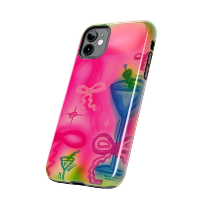 "bow martini" airbrush iPhone case