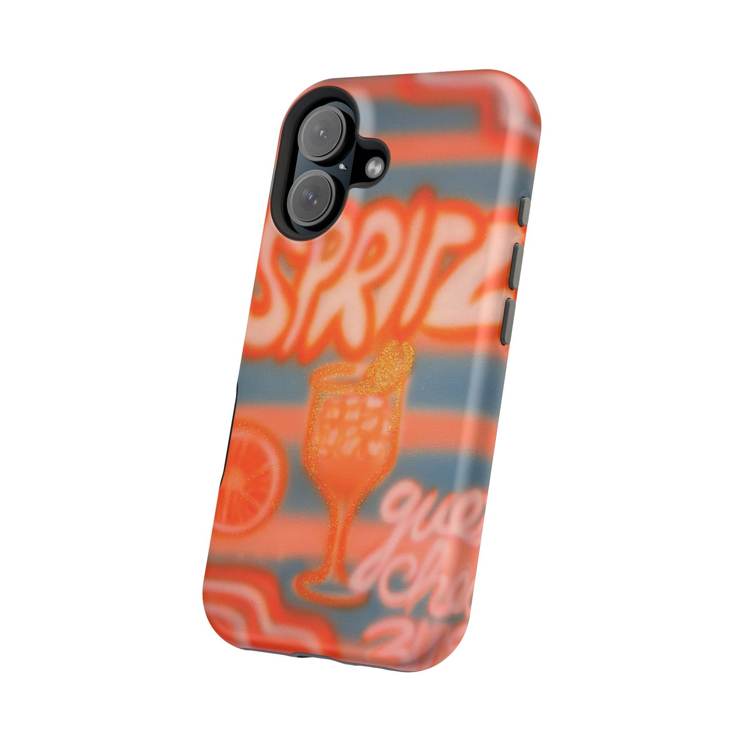 MagSafe "aperol spritz pt. 2" airbrush iPhone case