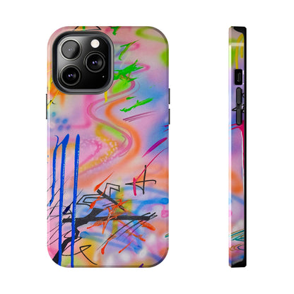 "neon haze" airbrush iPhone case