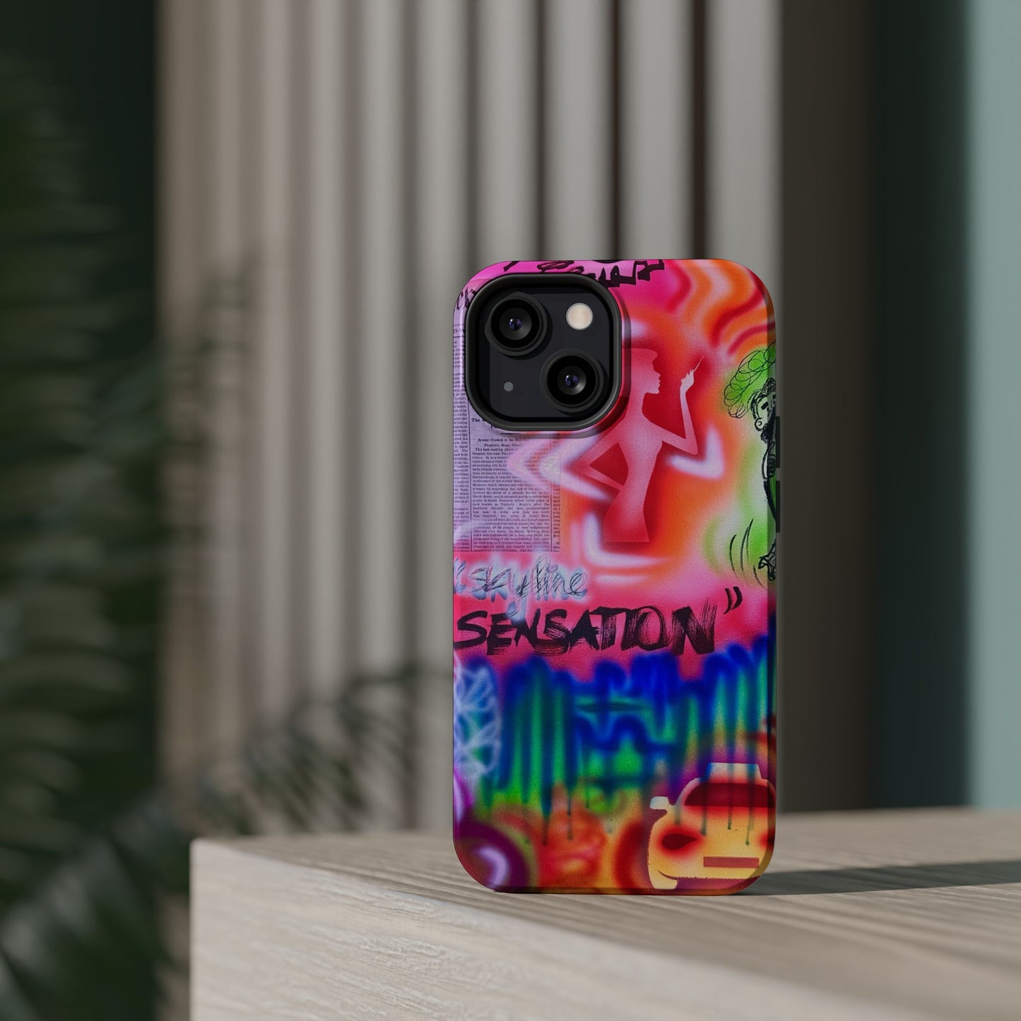 MagSafe "skyline sensation" airbrush iPhone case