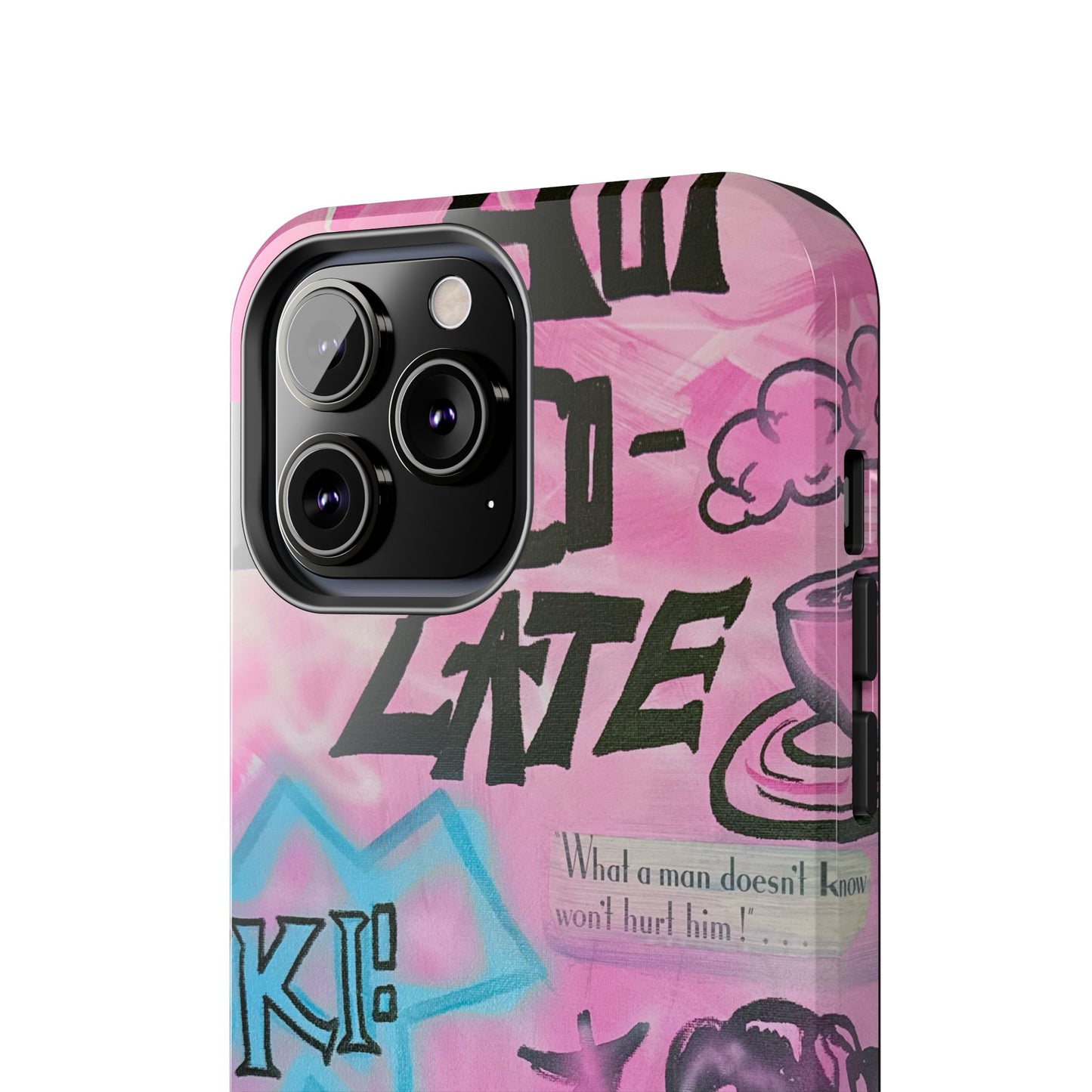 "avant le ski" airbrush iPhone case