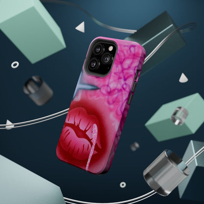 MagSafe limited edition "glitter aura" airbrush iPhone case
