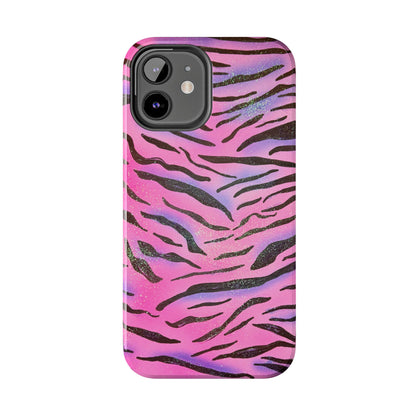 "glitter zebra" airbrush iPhone case