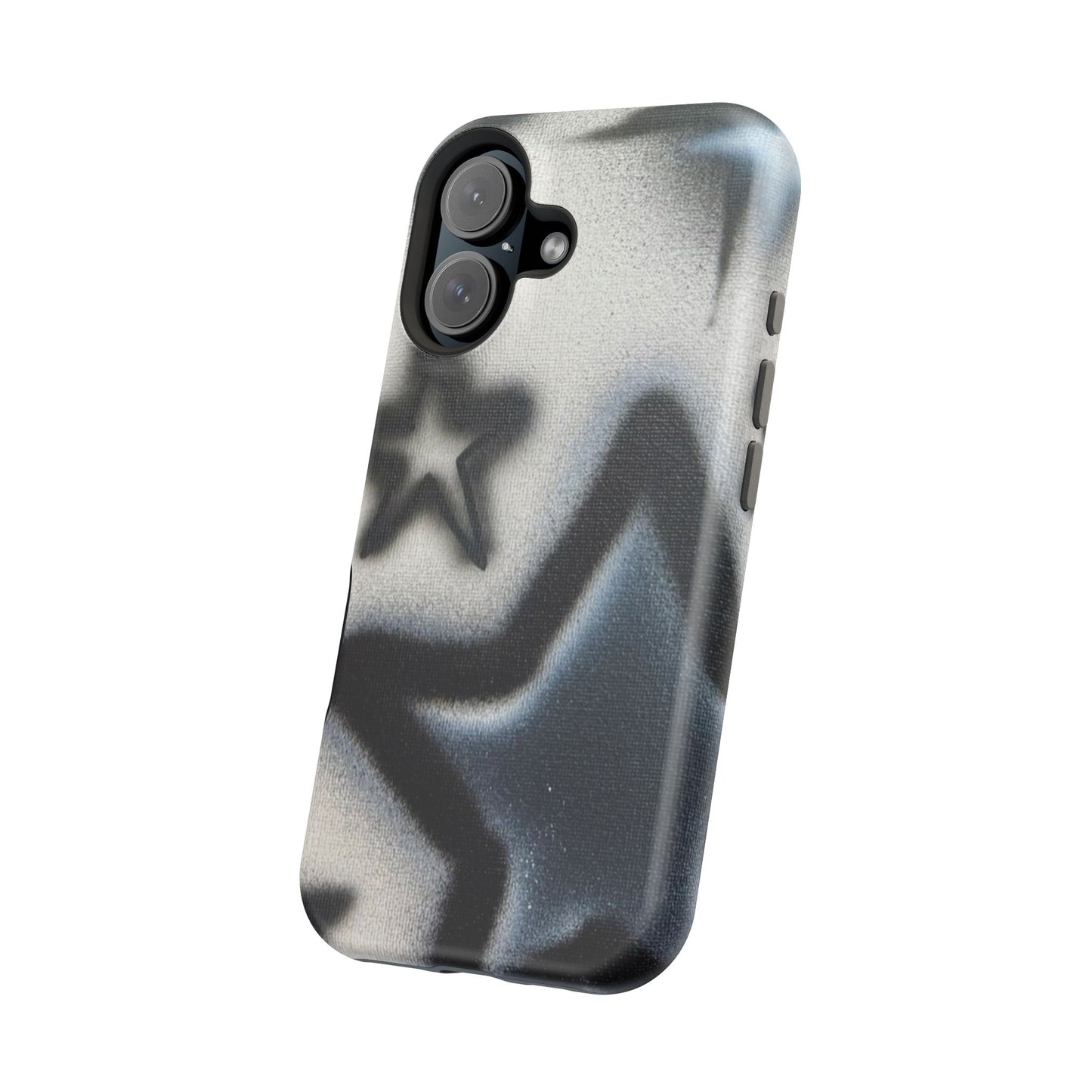 MagSafe "black & white stars" airbrush iPhone case