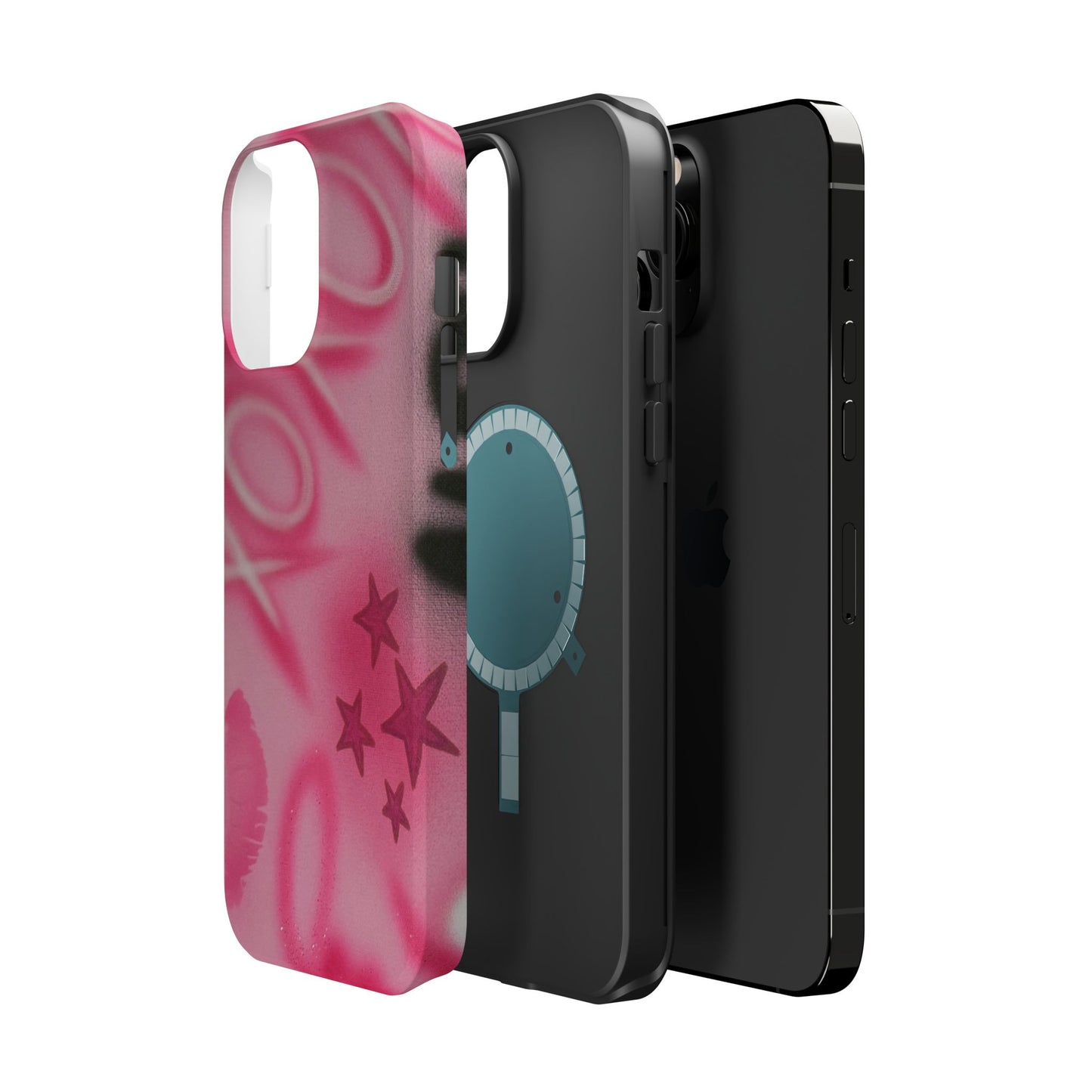 MagSafe "perfectly pink" airbrush iPhone case